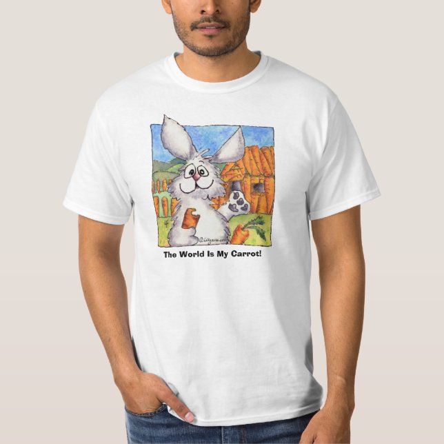 The World Is My Carrot! Value T Shirt (Front)
