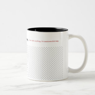 The World is My Craft Room Two-Tone Coffee Mug