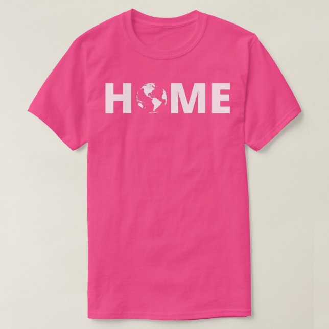 The World Is My Home T-Shirt (Design Front)