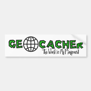 The World is My Playground! Bumper Sticker