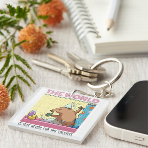The World Is Not Ready Singing Groundhog Key Ring