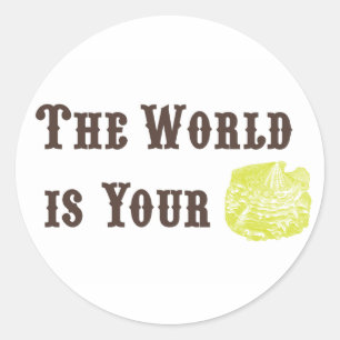 The World is Your Oyster Stickers