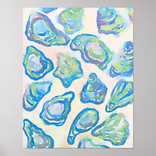 The World is Your Oyster Watercolor Print