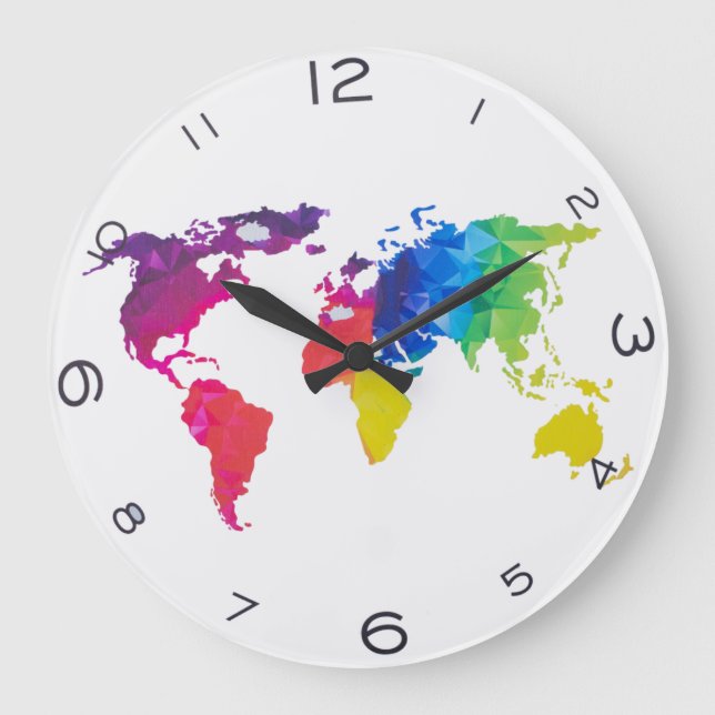 The World  Large Clock (Front)