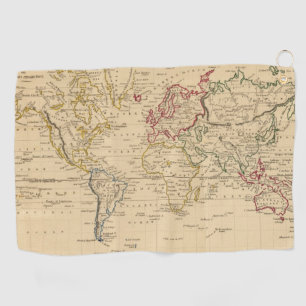 The World, Mercator's Projection Golf Towel