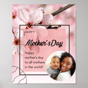 The World Mum Happy Mothers Day Holiday Posters
