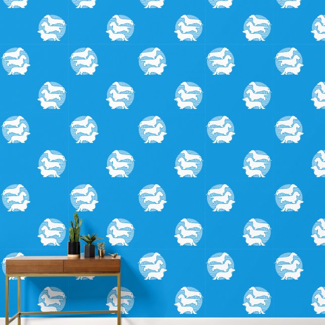 The World Of 3 different Dachshunds 1 Wallpaper (Hallway)