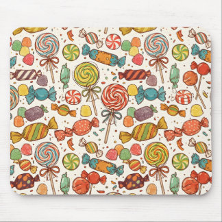 The world of candy. mouse mat