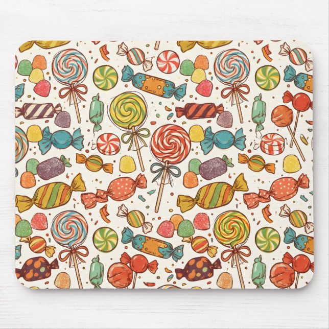 The world of candy. mouse mat (Front)