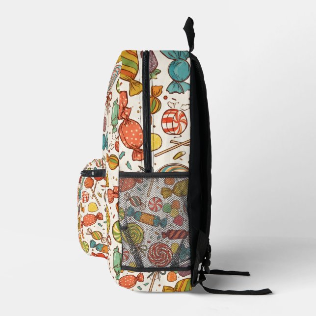 The world of candy. printed backpack (Right)