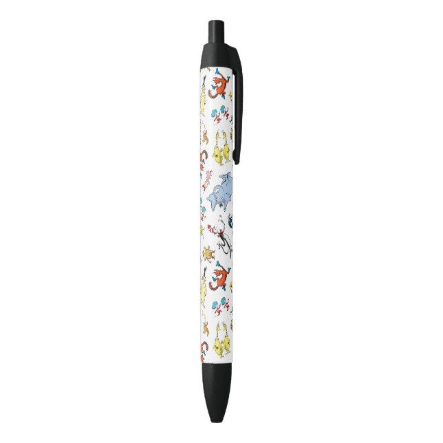 The World of Dr. Seuss Pattern Black Ink Pen (Bottom (Vertical))