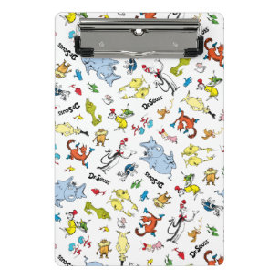 The World of Dr. Seuss Pattern Mini Clipboard