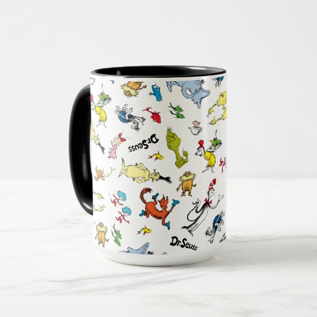 The World of Dr. Seuss Pattern Mug (Front Left)