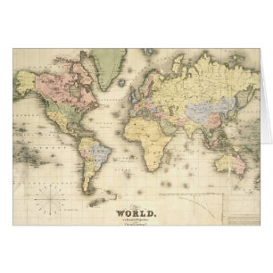 The World on Mercator's Projection   1840