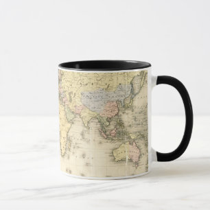 The World on Mercator's Projection 1840 Mug
