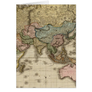 The World on Mercator's projection, eastern part