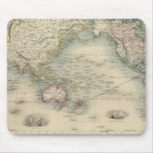 The World On Mercator's Projection Mouse Mat