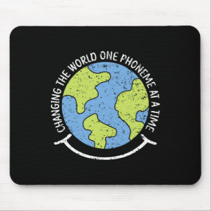 The World One Phoneme At A Time Dyslexia Awareness Mouse Mat