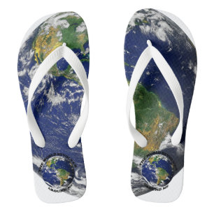 The World Revolves Around Me Flip Flops