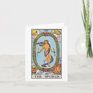 The World - Rider Waite Smith tarot Card