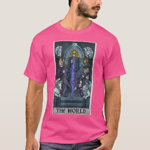 The World Tarot Card Dr Jekyll Mr Hyde Halloween S T-Shirt
