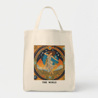 THE WORLD - TAROT CARD TOTE BAG