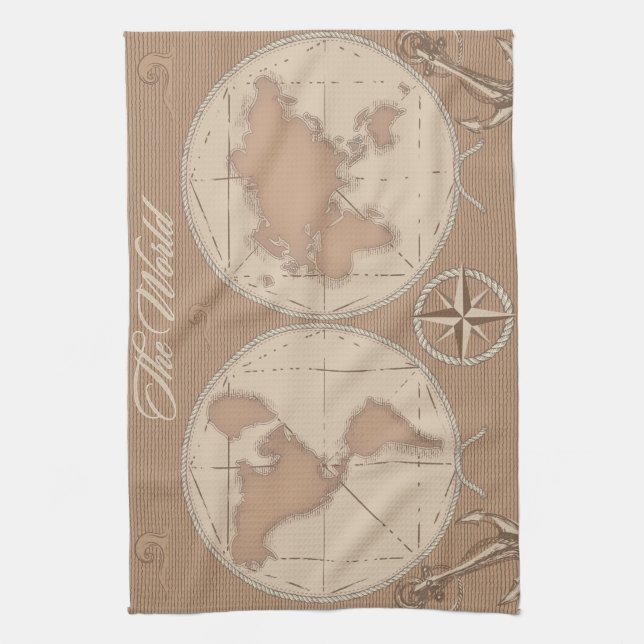 The World Tea Towel (Vertical)