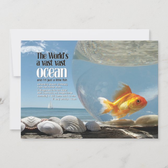 the world's a vast vast ocean | mini-print (Front)