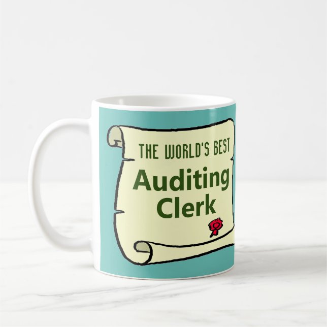 The World's Best Auditing Clerk Coffee Mug (Left)