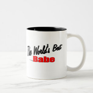 The World's Best Babe Two-Tone Coffee Mug