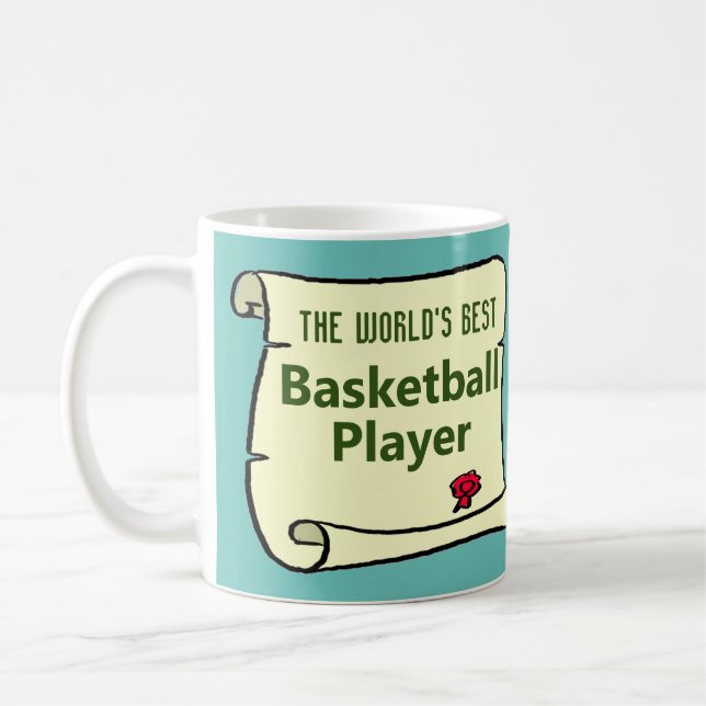 The World's Best Basketball Player. Coffee Mug (Left)