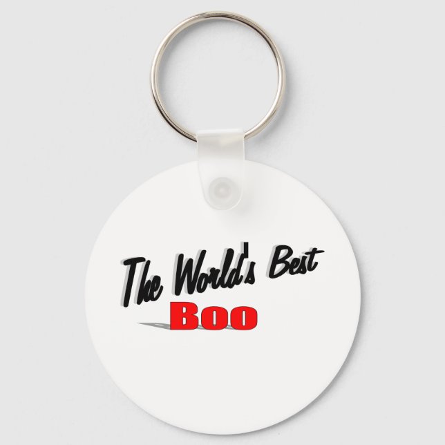 The World's Best Boo Key Ring (Front)