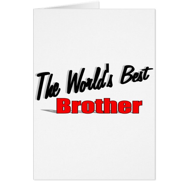 The World's Best Brother (Front)
