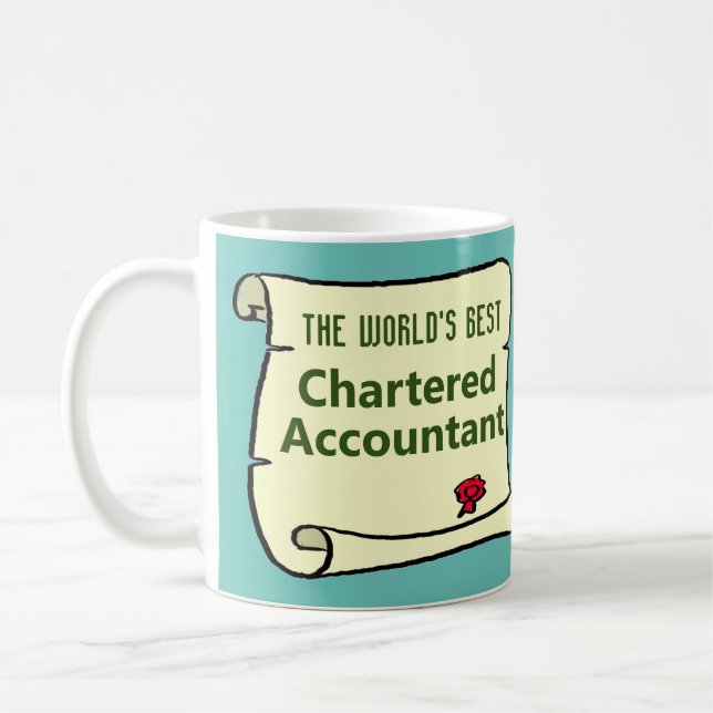 The World's Best Chartered Accountant. Coffee Mug (Left)