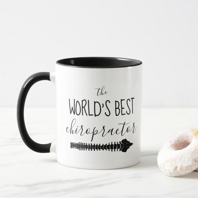 The World's Best Chiropractor Mug (With Donut)