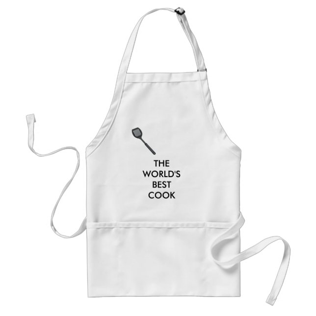 The world's best cook standard apron (Front)
