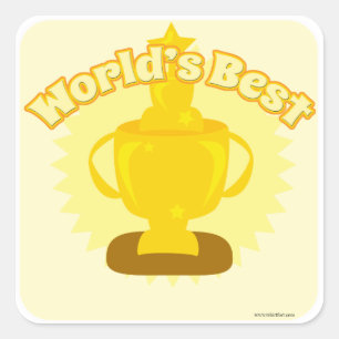 The worlds best customisable design! square sticker