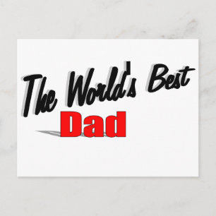 The World's Best Dad Postcard