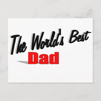 The World's Best Dad Postcard