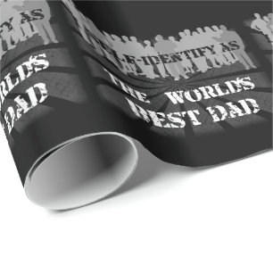 The World's Best Dad Wrapping Paper