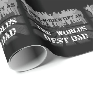 The World's Best Dad Wrapping Paper