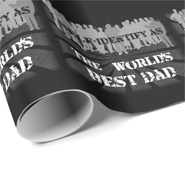 The World's Best Dad Wrapping Paper (Roll Corner)