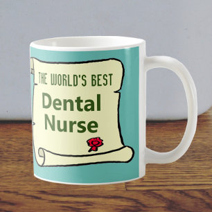 The World's Best Dental Nurse. Coffee Mug