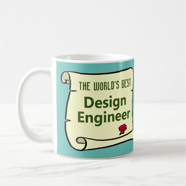 The World's Best Design Engineer. Coffee Mug (Left)