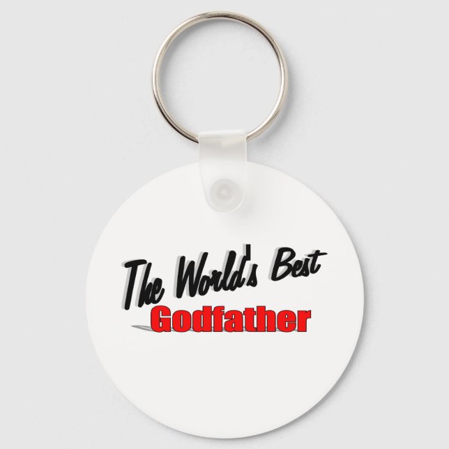 The World's Best Godfather Key Ring (Front)