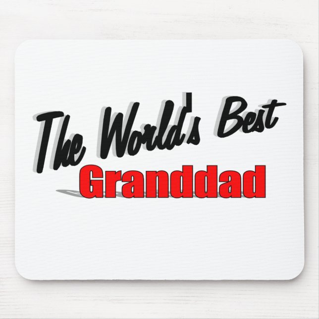 The World's Best Granddad Mouse Mat (Front)