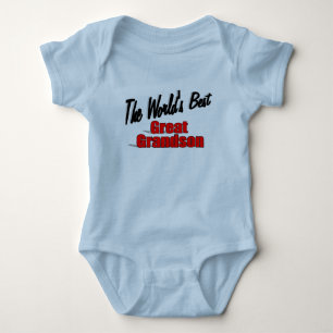 The World's Best Great Grandson Baby Bodysuit