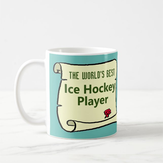 The World's Best Ice Hockey Player. Coffee Mug (Left)