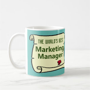 The World's Best Marketing Manager. Coffee Mug