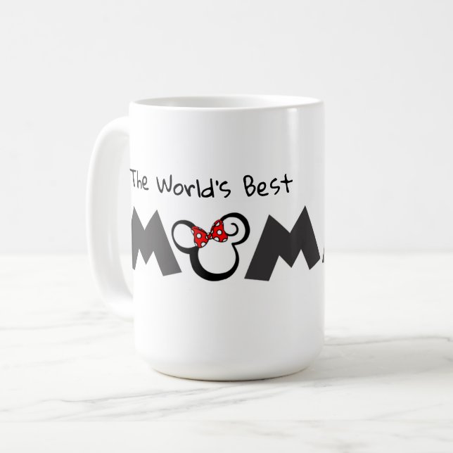 The Worlds Best Mummy Coffee Mug (Front Left)
